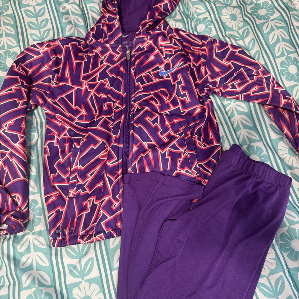 Nike Purple and Pink Kids Matching Set